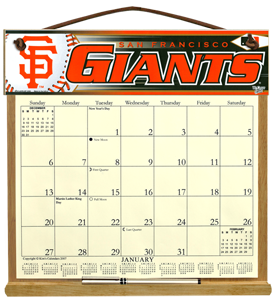 San Fransisco Giants Calendar Holder